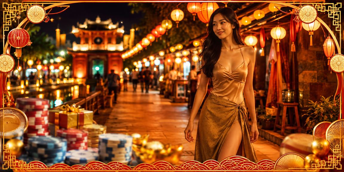 Chợ đêm Hà Nội nhộn nhịp – người chơi casino và cá cược trực tuyến kqxshg thực hiện giao dịch thanh toán