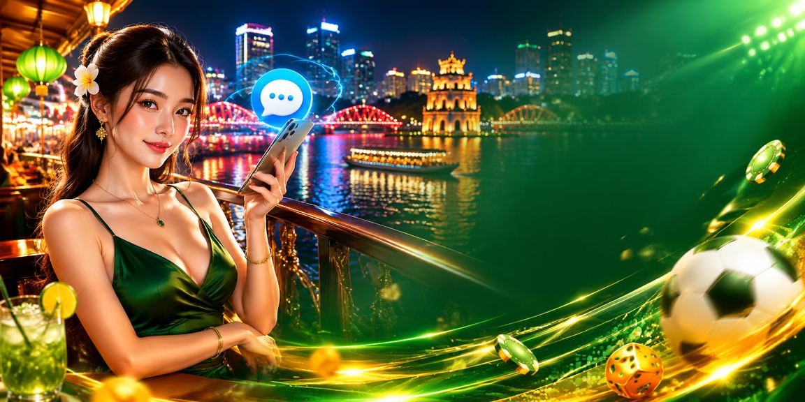 Người chơi Hà Nội trải nghiệm slot game kqxshg tại khu chợ đêm